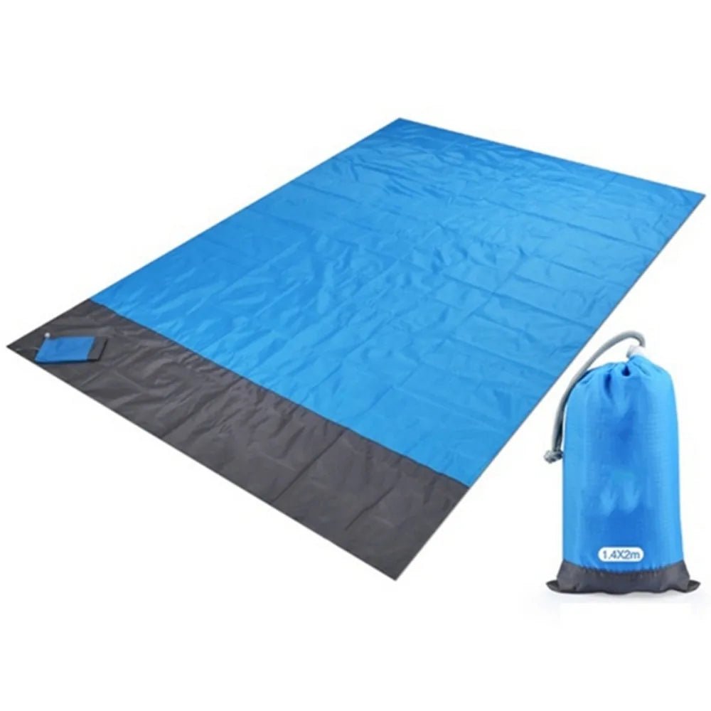 "Waterproof Pocket Beach Blanket: Portable 2x2.1m Camping Mat - PhysioCare