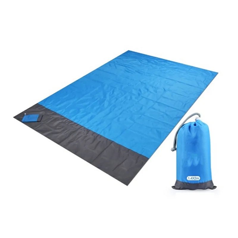 "Waterproof Pocket Beach Blanket: Portable 2x2.1m Camping Mat - PhysioCare